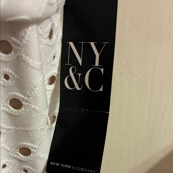 New York & Company Cream Midi Dress - Picture 6 of 6